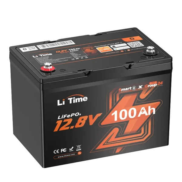 Acumulator solar LiTime 12V 100Ah Bluetooth
