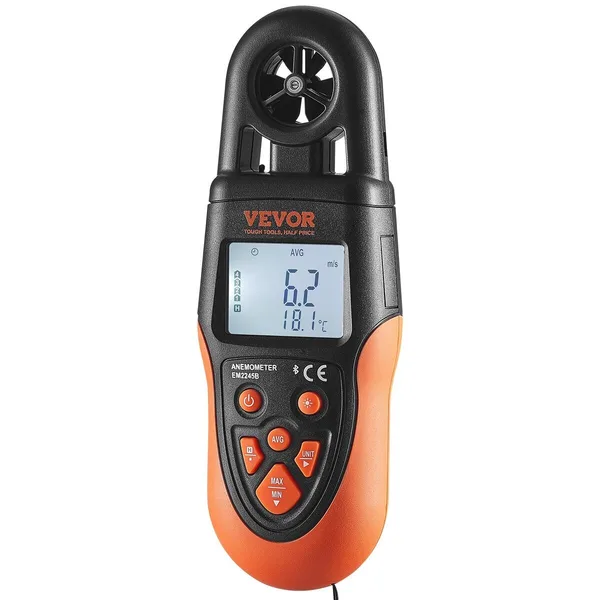 Anemometru portabil Bluetooth VEVOR