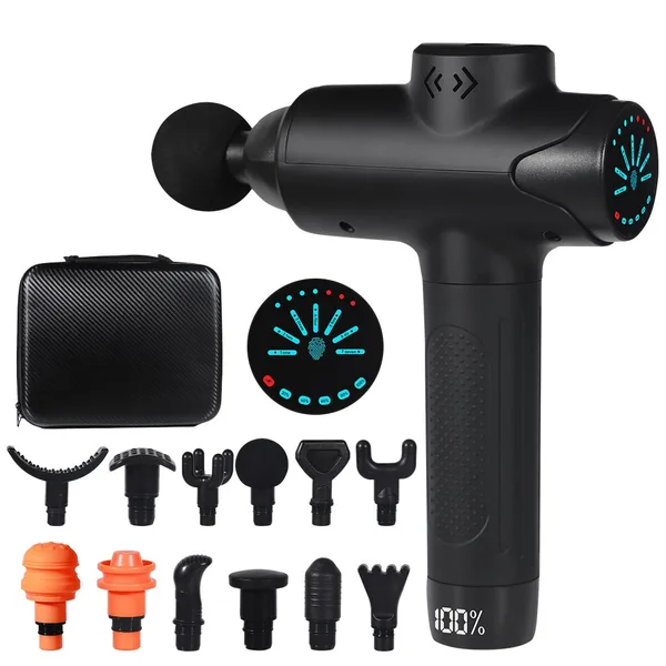 Aparat Profesional pentru Masaj Tip Pistol FitVibe