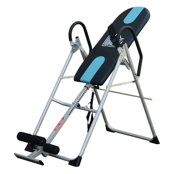 Banca pentru abdomene multifunctionala HomCom cu tapiterie profesionala 65x112 - 142x126 c