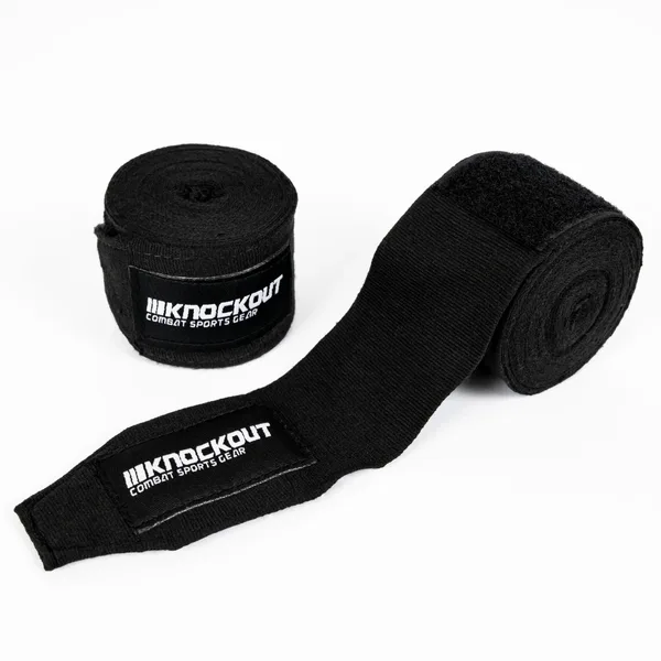 Bandaje Box Knockout 3m - Negru