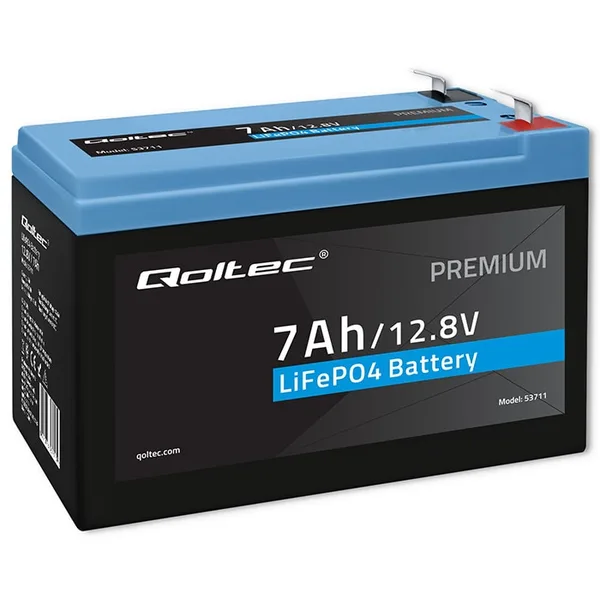 Baterie Qoltec LiFePO4 12.8V 7Ah cu BMS pentru UPS