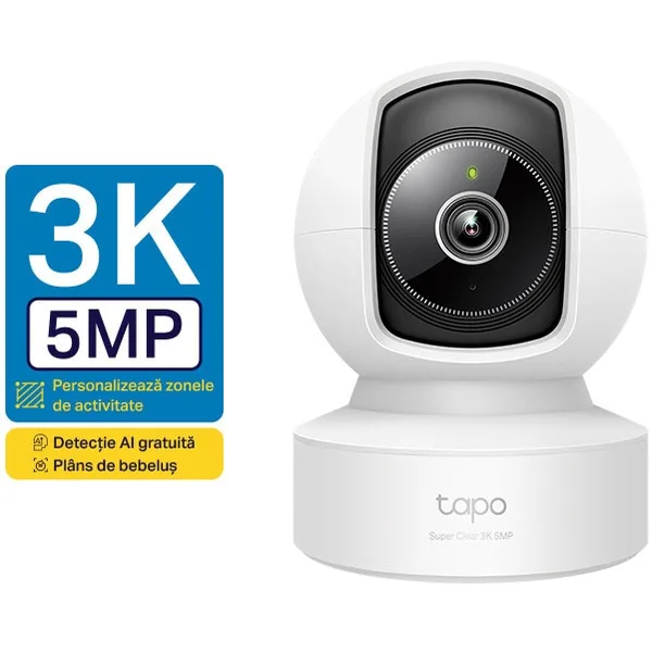 Camera de supraveghere Wireless TP-Link Tapo C232 cu Pan/Tilt 360 grade