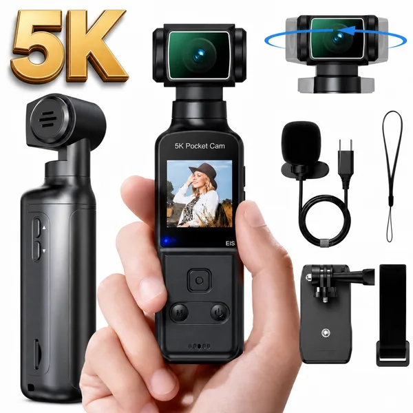 Camera Vlog 5K Ultra HD