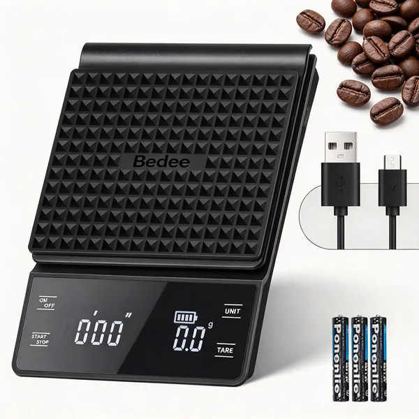 Cantar Digital Cafea cu Cronometru