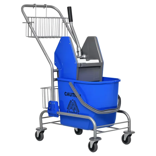 Carucior de curatenie profesional HOMCOM 26L