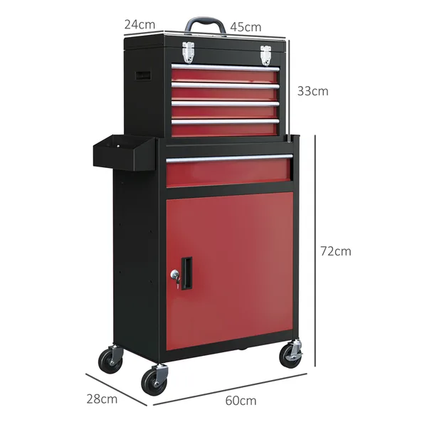 Carucior pentru scule Homcom