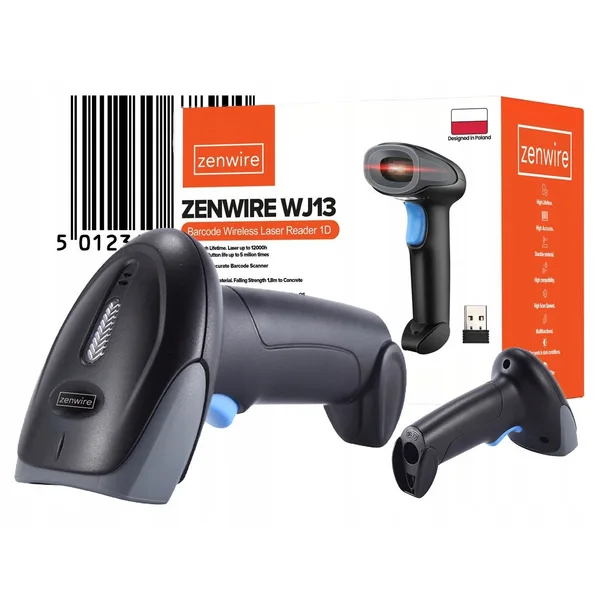 Cititor & Scanner coduri de bare wireless cu laser