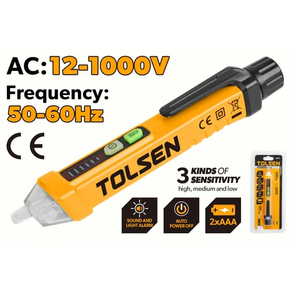 Detector tensiune fara contact TOLSEN Industrial