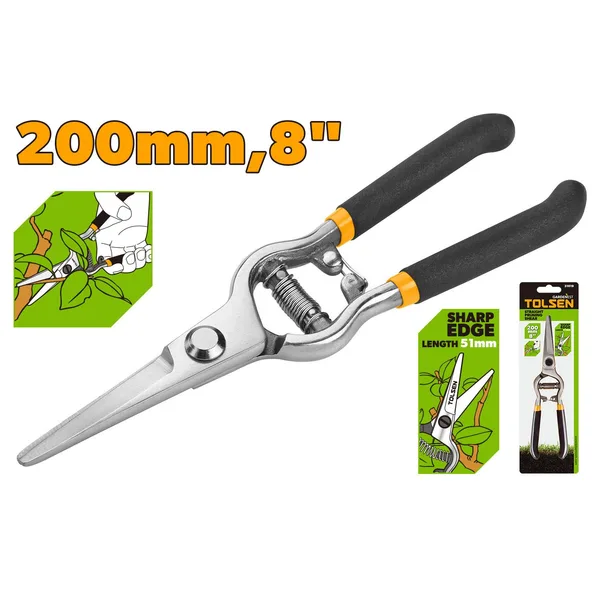 Foarfeca de gradina dreapta GARDENEST by TOLSEN 200 mm (8")