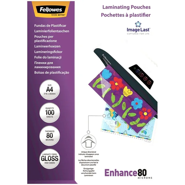 Folie laminare Fellowes A4