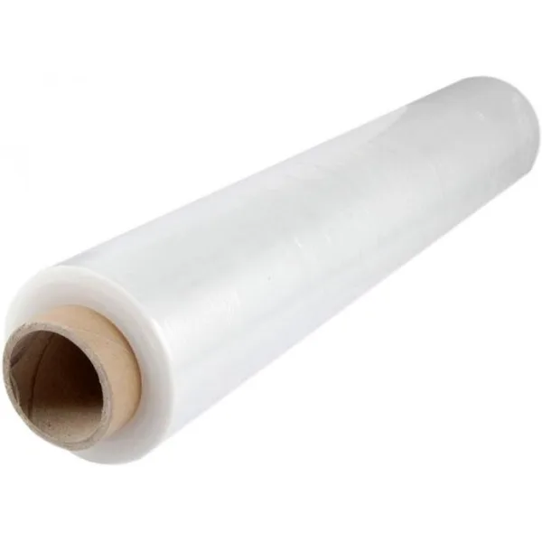 Folie stretch transparenta pentru ambalare manuala 23 microni / 50 cm latime / 120 m lungi