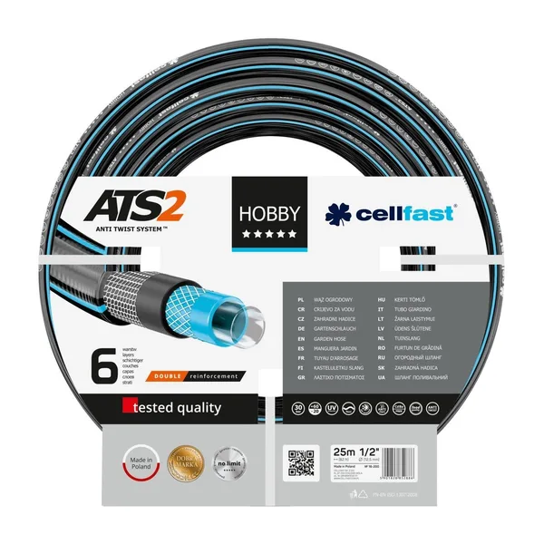 Furtun pentru gradina cu 6 straturi Cellfast HOBBY