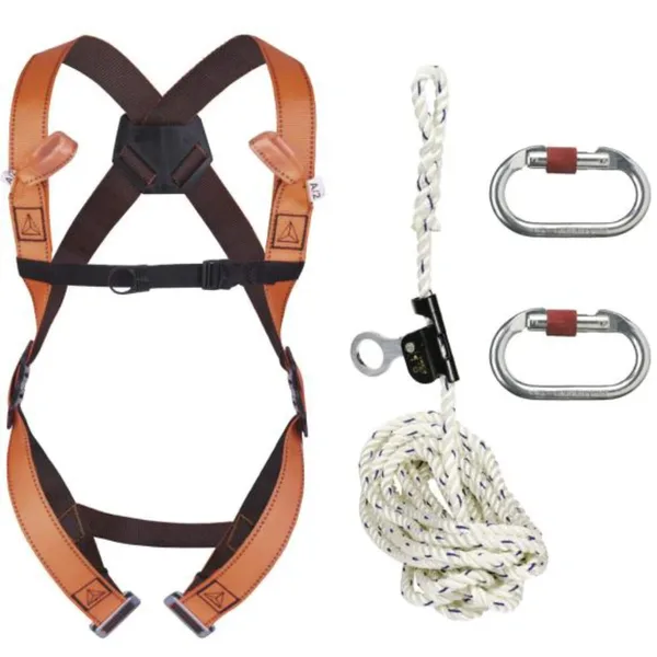 Kit Anticadere Cu Ham De Siguranta Si Lonja Cu Absorbitor