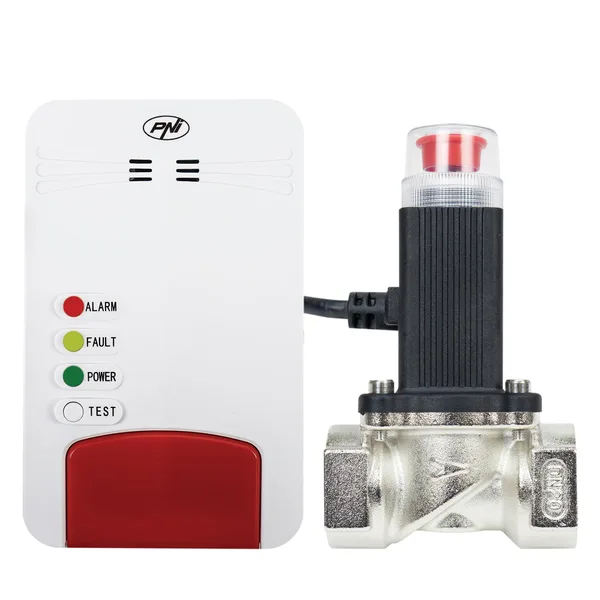 Kit senzor gaz inteligent si electrovalva PNI Safe House Smart Gas 300 Wi-Fi
