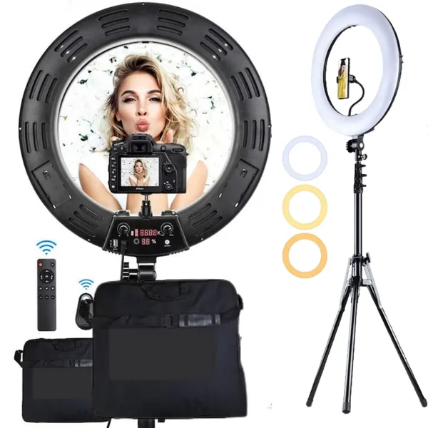 Lampa Circulara Make up Profesionala cu Display