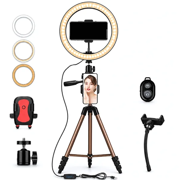 Lampa Circulara Ring Light Techone Vlog Pro