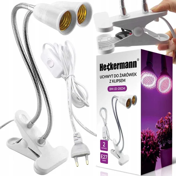 Lampa dubla pentru crestere plante
