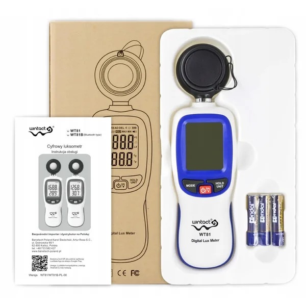 Luxmetru digital Wintact WT81B
