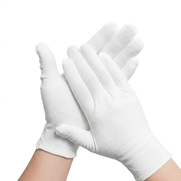 Manusi Bumbac Albe Eclatiana Set 5 Perechi