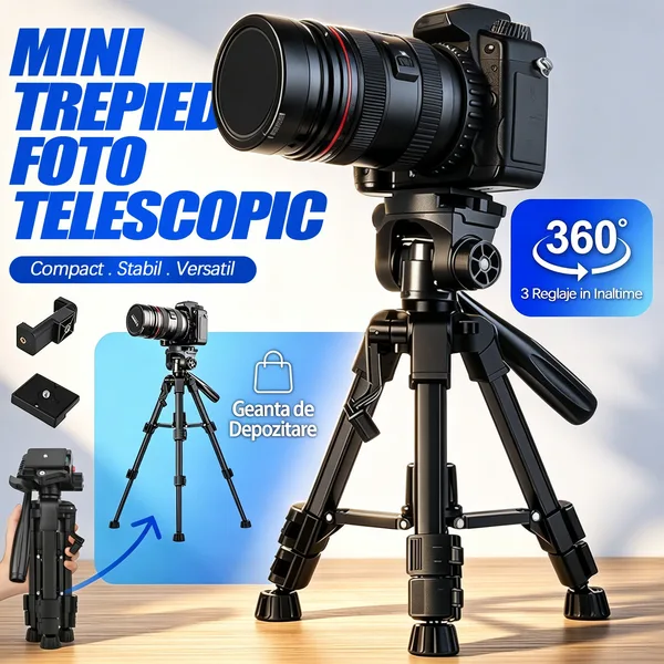 Mini Trepied Foto Telescopic