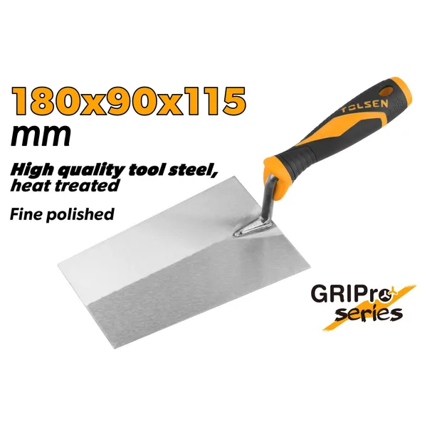Mistrie dreapta zidarie TOLSEN GRIPro 180 mm
