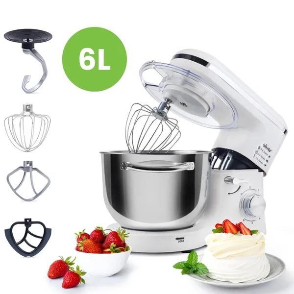 Mixer cu bol de 6L din inox