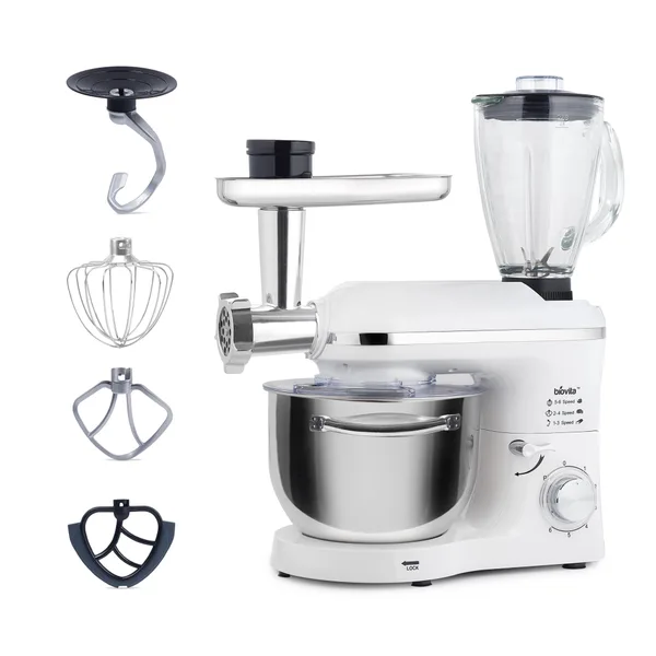 Mixer cu bol din inox Biovita MB-1500SET