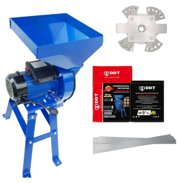 Moara electrica cu suport pentru cereale DDT