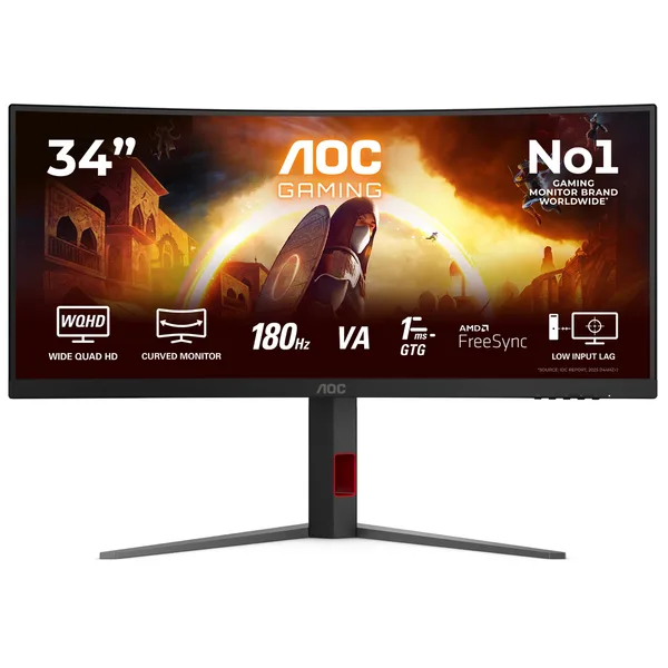 Monitor Gaming Curbat AOC CU34G4