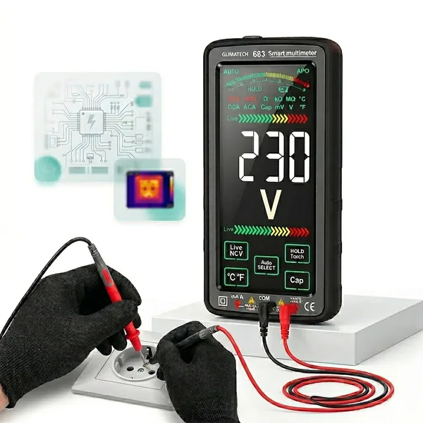 Multimetru digital smart cu touchscreen