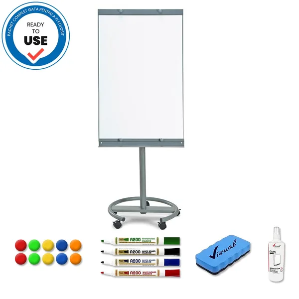 Pachet Flipchart magnetic VISUAL Mobil