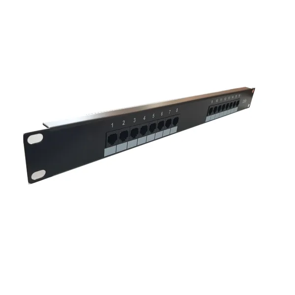 Patch Panel 19" cat5e LanKATT UTP 16port x RJ45