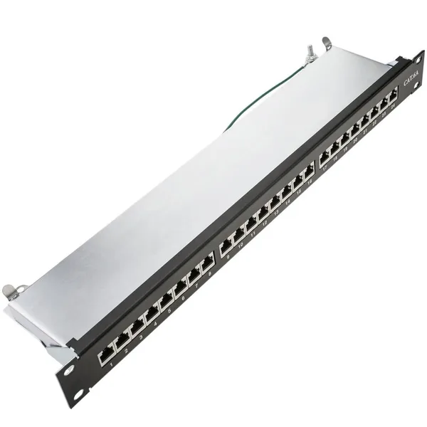 Patch Panel 19" cat6A 10GB LanKATT FTP/STP 24port x RJ45