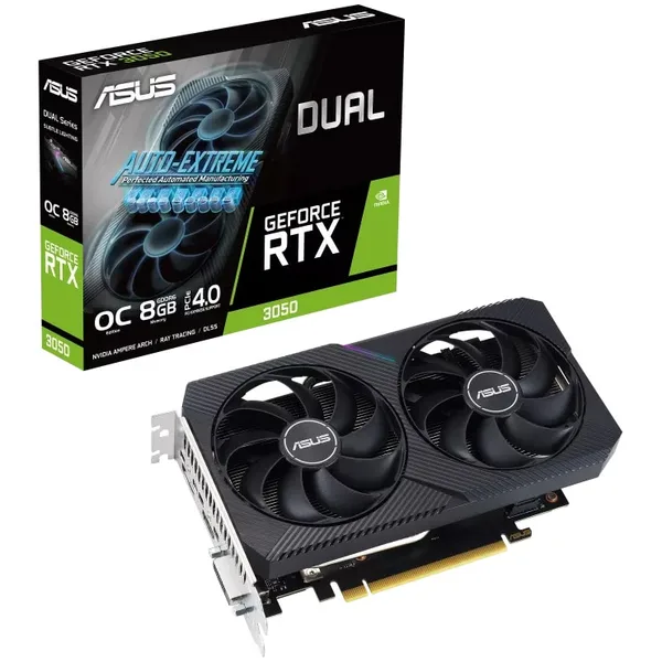 Placa video ASUS Dual GeForce RTX 3050 OC