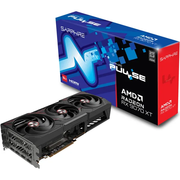 Placa video SAPPHIRE PULSE AMD RADEON RX 9070 XT GAMING