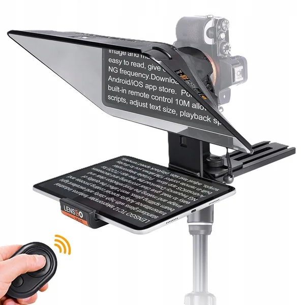 Prompter Teleprompter VLOG View Monitor pentru camera tableta 12 "9" LensGo