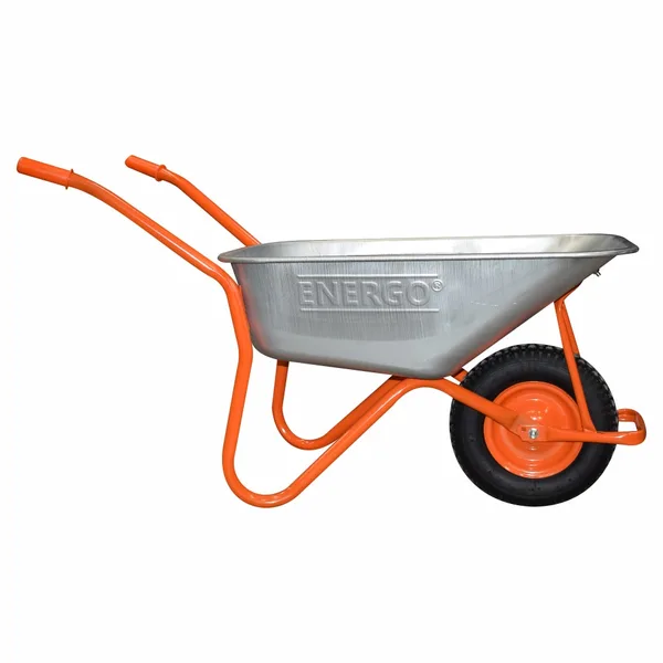 Roaba pentru materiale de constructii cu roata pneumatica si cuva 90l Energo