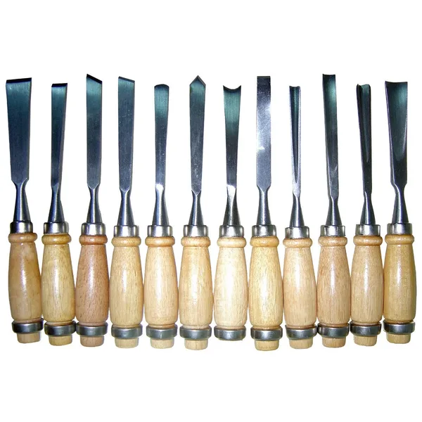 Set 12 BUC Dalta Lemn Sculptura EVOTOOLS