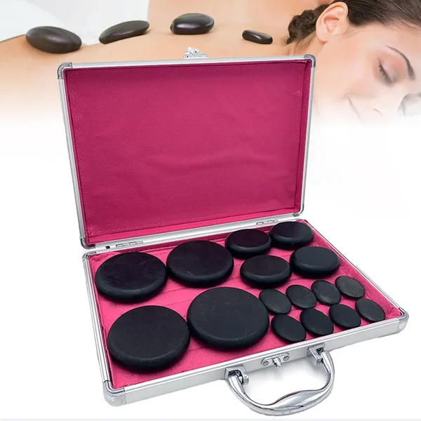 Set 16 Pietre Vulcanice pentru Masaj