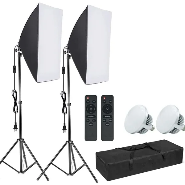 Set 2 Lampi Foto Softbox