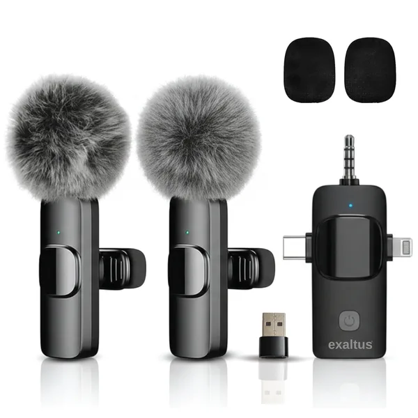 Set 2 Microfoane Lavaliera Profesionale