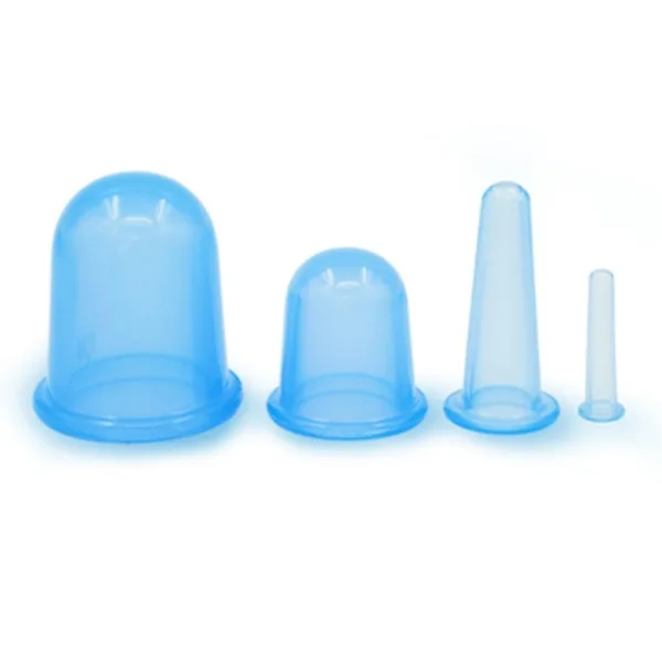 Set 4 ventuze silicon pentru masaj