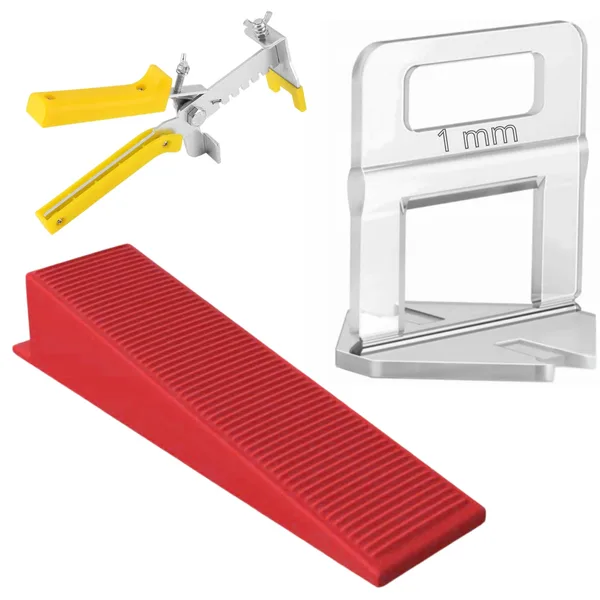Set 500 Clipsuri LEWER️ 1.0 mm Pentru Placi Ceramice Cu Grosime Intre 3 -12 mm