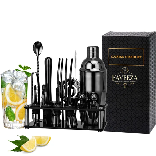 Set barman pentru preparare bauturi 20 piese