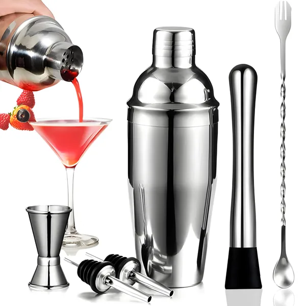 Set Cocktail Shaker Kit pentru Preparare Bauturi