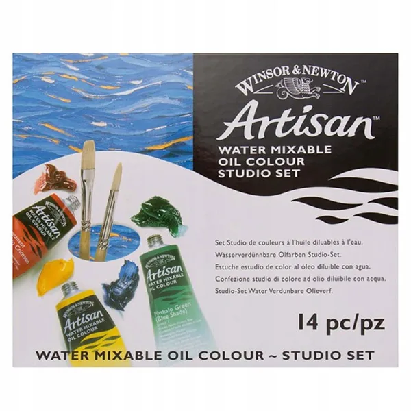 Set Culori Ulei Artisan Winsor & Newton 10x37ml + Accesorii