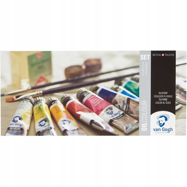 Set Culori Ulei Van Gogh 10x20 ml + Accesorii