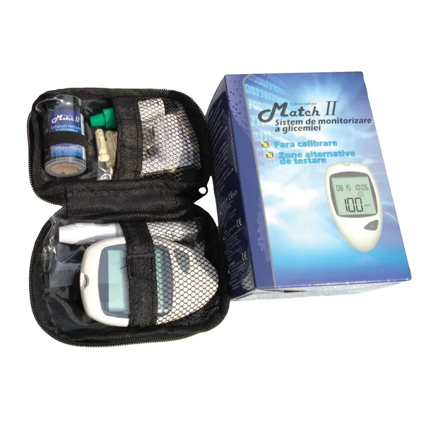 Set glucometru OKMeter Match II