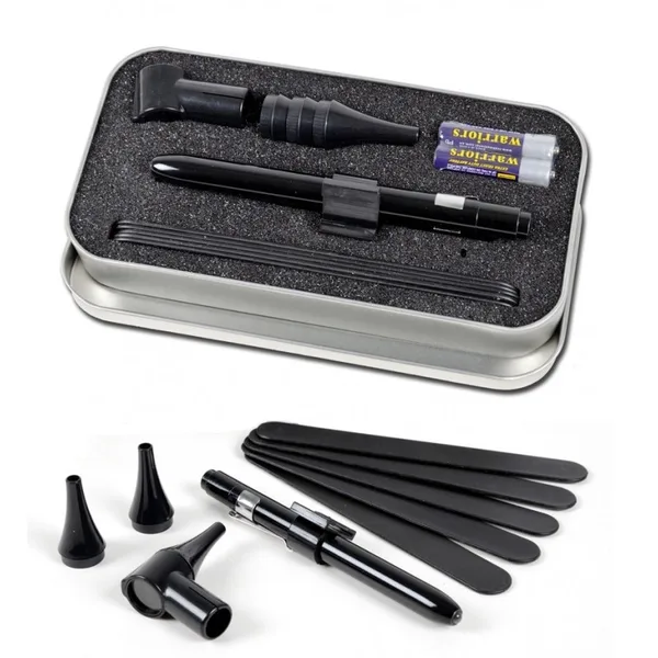 Set mini otoscop portabil cu lanterna
